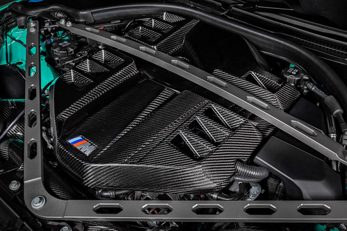BMW G8X M3/M4/CSL Carbon Engine Cover - Gloss Finish