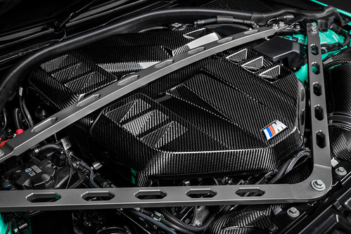 BMW G8X M3/M4/CSL Carbon Engine Cover - Gloss Finish