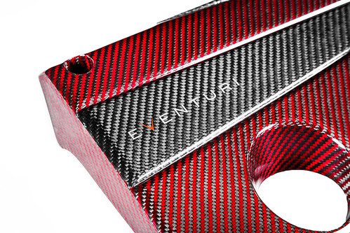FK8 and FK2 Engine Cover Red and Black