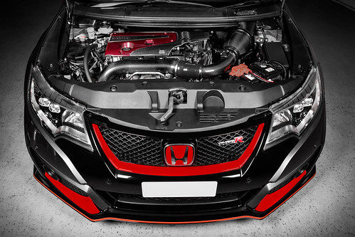 FK8 and FK2 Engine Cover Red and Black