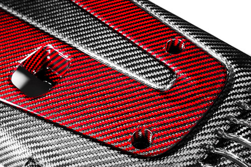 FK8 and FK2 Engine Cover Red and Black
