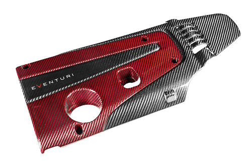 FK8 and FK2 Engine Cover Red and Black