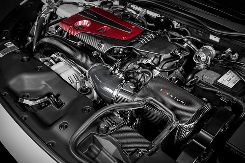 FK8 Civic Type R Black Carbon intake