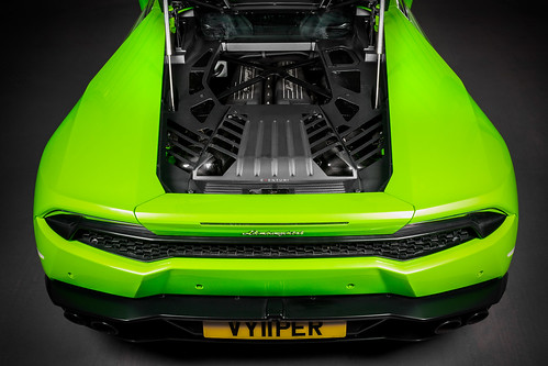 Lamborghini Huracan Carbon Engine Cover Set Matte Finish