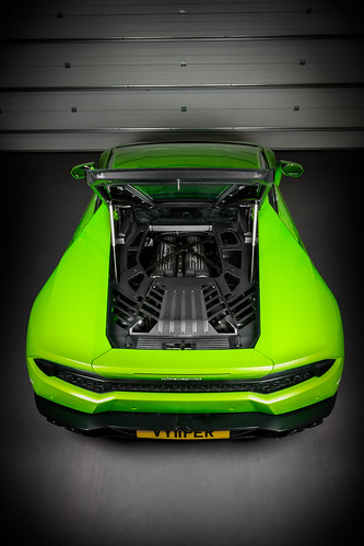 Lamborghini Huracan Carbon Engine Cover Set Matte Finish