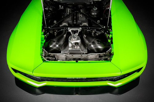 Lamborghini Huracan Carbon Engine Cover Set Matte Finish