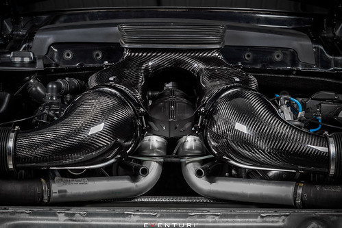 Porsche 991 Turbo Black Carbon intake