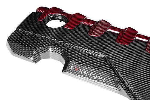 Eventuri - Audi RS3 Gen 2 / TTRS 8S Black and Red Engine Cover
