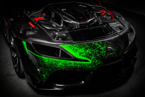 Toyota MK5 Supra Carbon Headlamp Duct