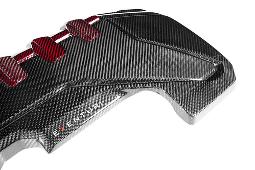 Eventuri - Audi RS3 Gen 2 / TTRS 8S Black and Red Engine Cover