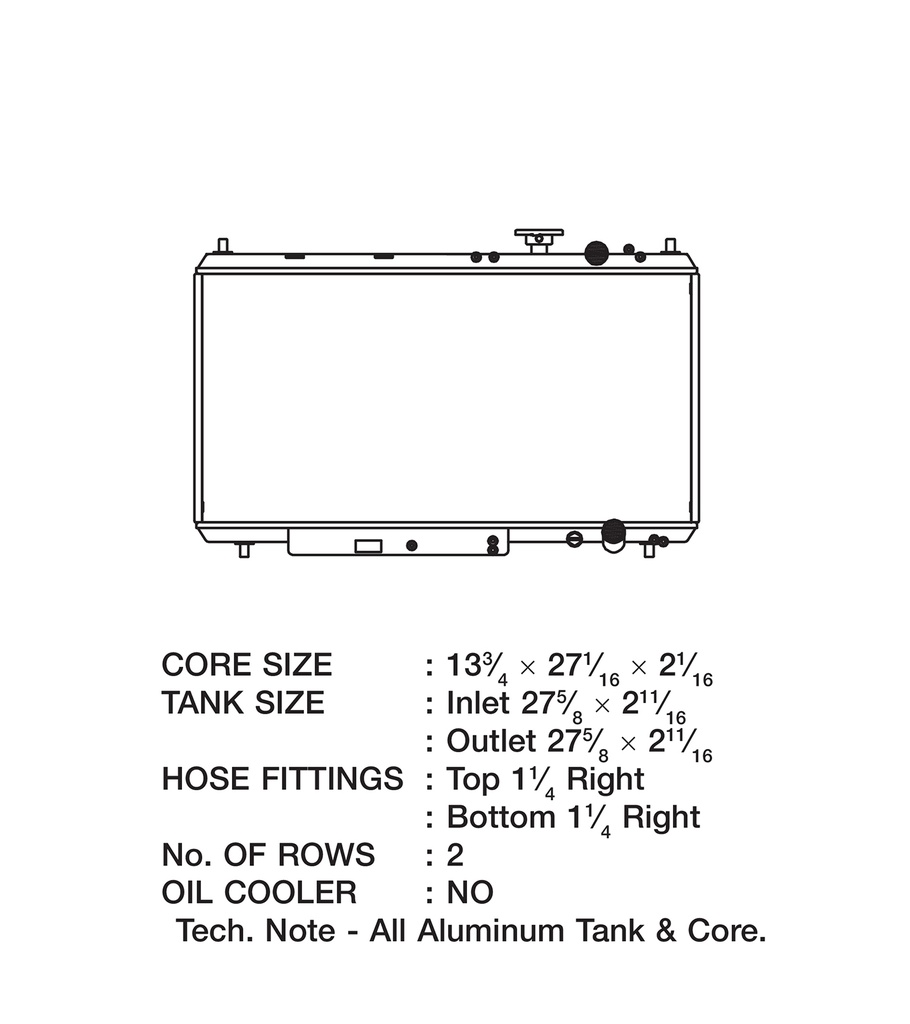 CSF Radiator - 94-01 Acura Integra