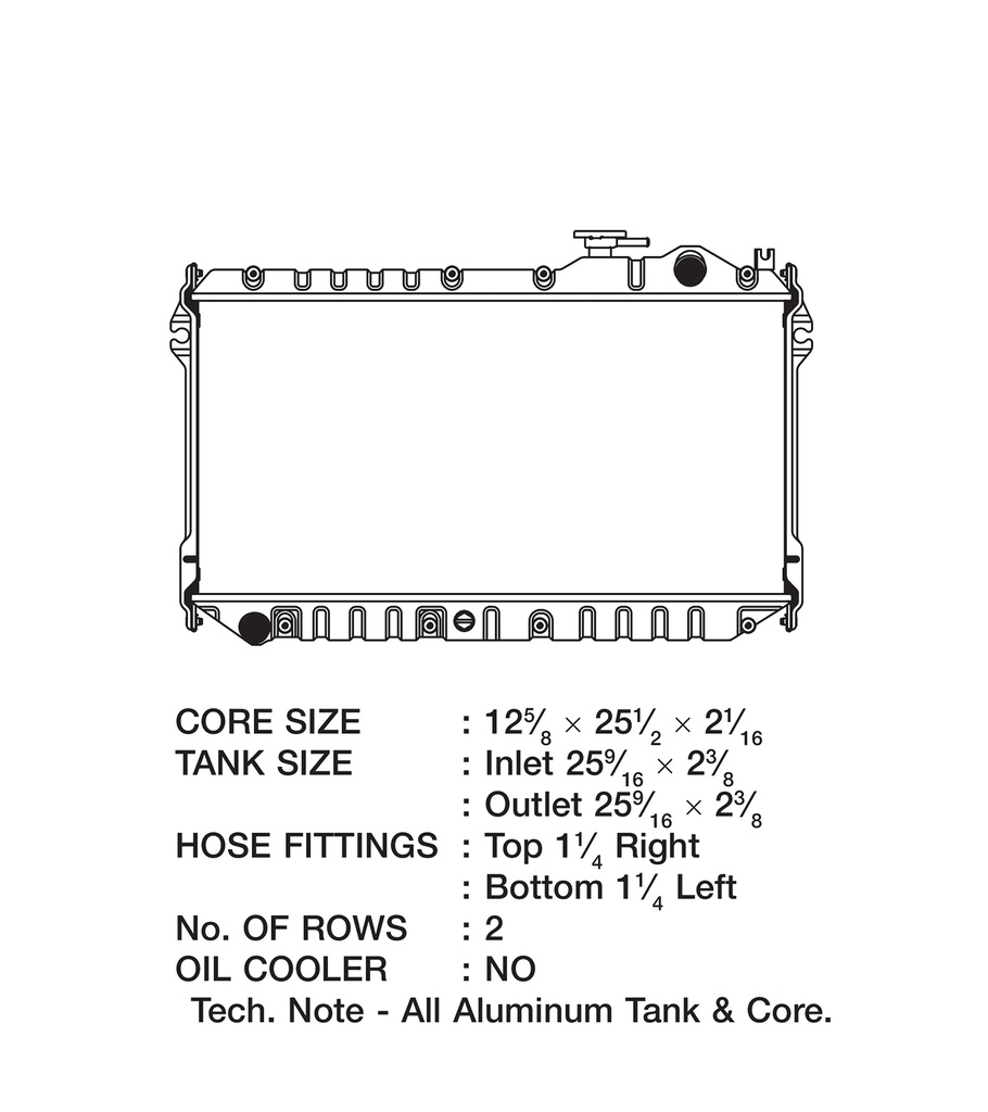 CSF Radiator -89-97 Mazda Miata