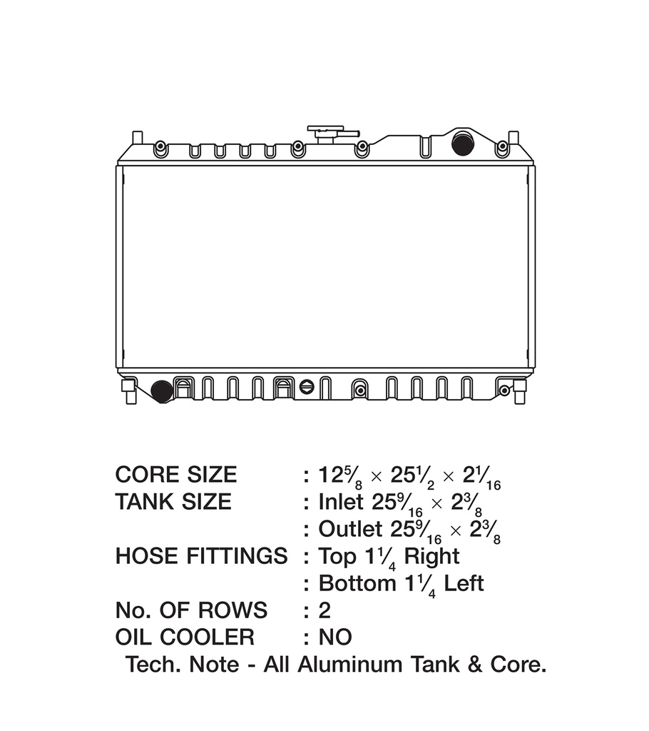 CSF Radiator -98-05 Mazda Miata