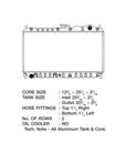 CSF Radiator -98-05 Mazda Miata