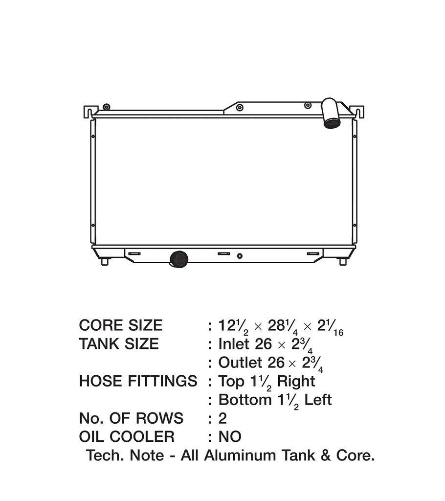 CSF Radiator -92-97 Mazda RX-7