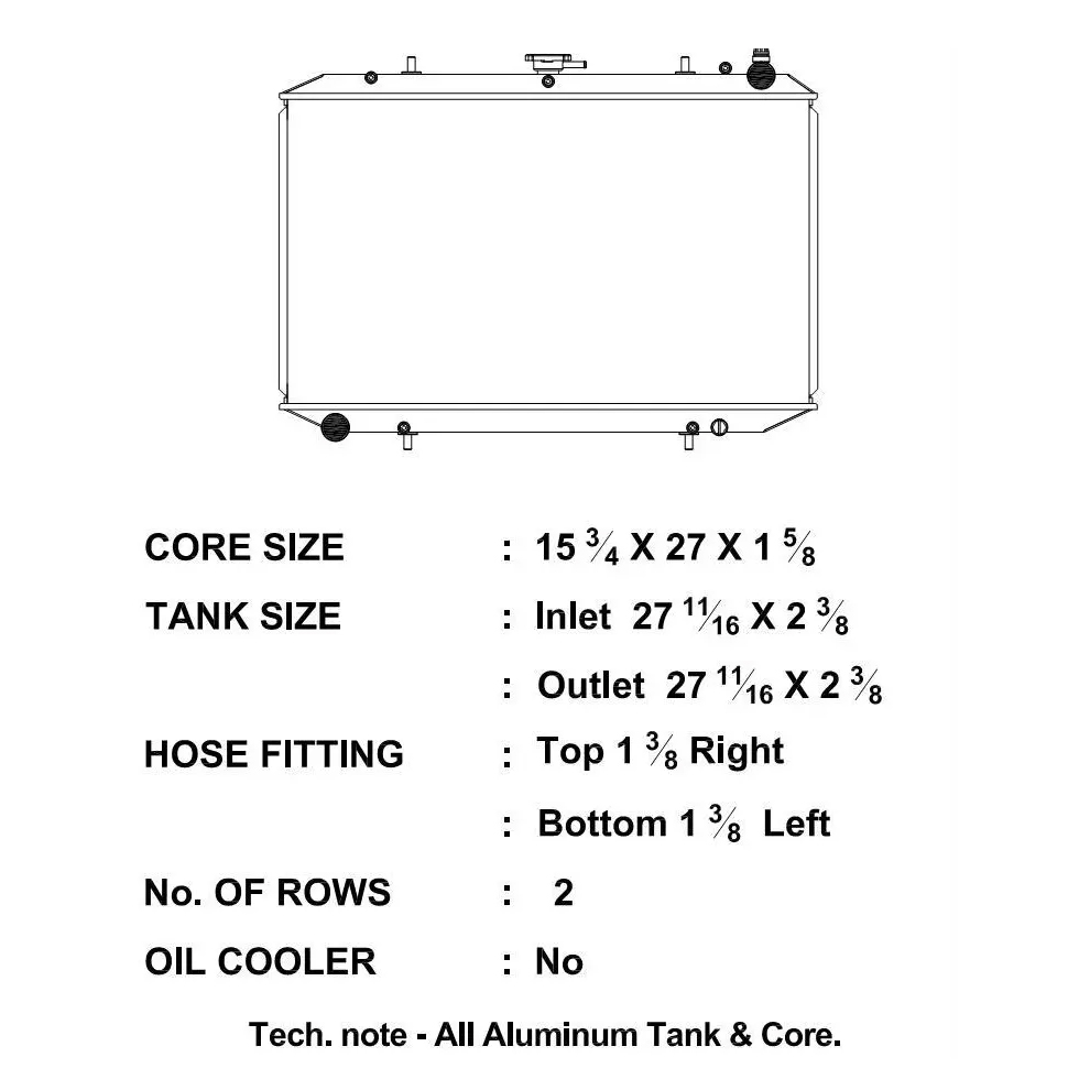 CSF Radiator - 90-97 Nissan 300ZX (non turbo)