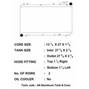 CSF Radiator - 93-98 Subaru Impreza (Incl. Outback Sport)