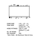 CSF Radiator - 02-07 Subaru Impreza (WRX/STI - w/ filler neck) 04-06 Subaru Baja M.T.