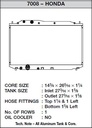 CSF Radiator - 06-09 Honda Civic Si & 1.8L (USA/Canada)