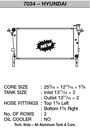CSF Radiator - 10-12 Hyundai Genesis 2.0 Turbo (Manual)