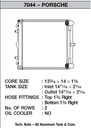 CSF Radiator - 96-04 Porsche Boxster (986) 98-05 Porsche 911 Carrera & GT3 / RS (996) (Fits both Left & Right)