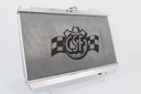 Mitsubishi Evo 4/5/6/7/8/9 - Full Size Slim Radiator w/ 12-inch SPAL fan & Shroud / Adjustable -16 or slip-on fittings
