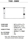 CSF Radiator - BMW F20/F21/F22/F23/F30/F31/F34 GT/F32/F33/F36 Gran Coupe (M.T.) / i3