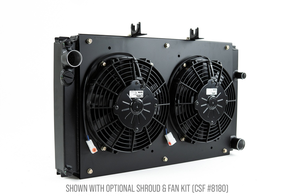 CSF Radiator - Porsche 944 Radiator 83-89 Porsche 944 2.5L NA & Turbo 89 Porsche 944 2.7L NA 89-91 Porsche 944 3.0L NA 92-95 Porsche 968 3.0L NA