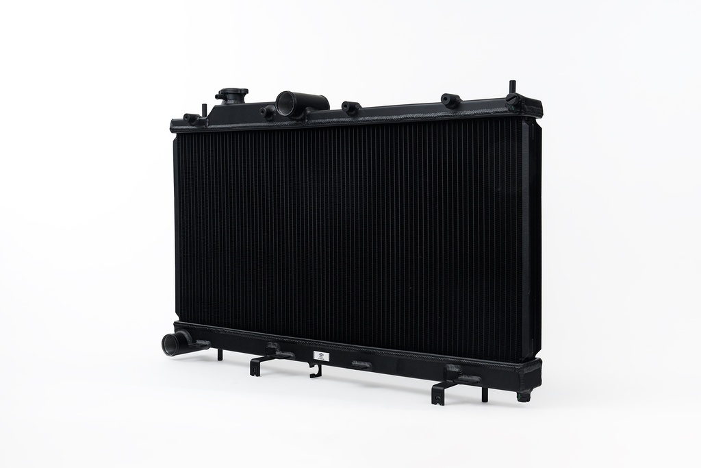 CSF Radiator - 08-21 Subaru Impreza STI 08-14 Subaru Impreza WRX 15+21 Subaru WRX 12-16 Subaru Impreza 05-09 Subaru Legacy 05-10 Subaru Outback 13-17 Subaru Crosstrek 13-15 Subaru XV Crosstrek 09-13 Subaru Forester (Multi-fit COMBO UNIT) 2-row time attack professsional race-spec (Black)