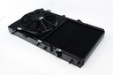 CSF Radiator - 92-00 Honda Civic w/ K-Swap 94-01 Acura Integra w/ K- Swap - W/ Adjustable -16 or slip-on fittings (Black)