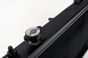 CSF Radiator - 92-00 Honda Civic w/ K-Swap 94-01 Acura Integra w/ K- Swap - W/ Adjustable -16 or slip-on fittings (Black)