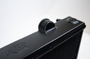 CSF Radiator - 92-00 Honda Civic w/ K-Swap 94-01 Acura Integra w/ K- Swap - W/ Adjustable -16 or slip-on fittings (Black)