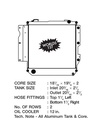 CSF Radiator - 05-06 Jeep Wrangler Heavy Duty (Automatic & Manual)
