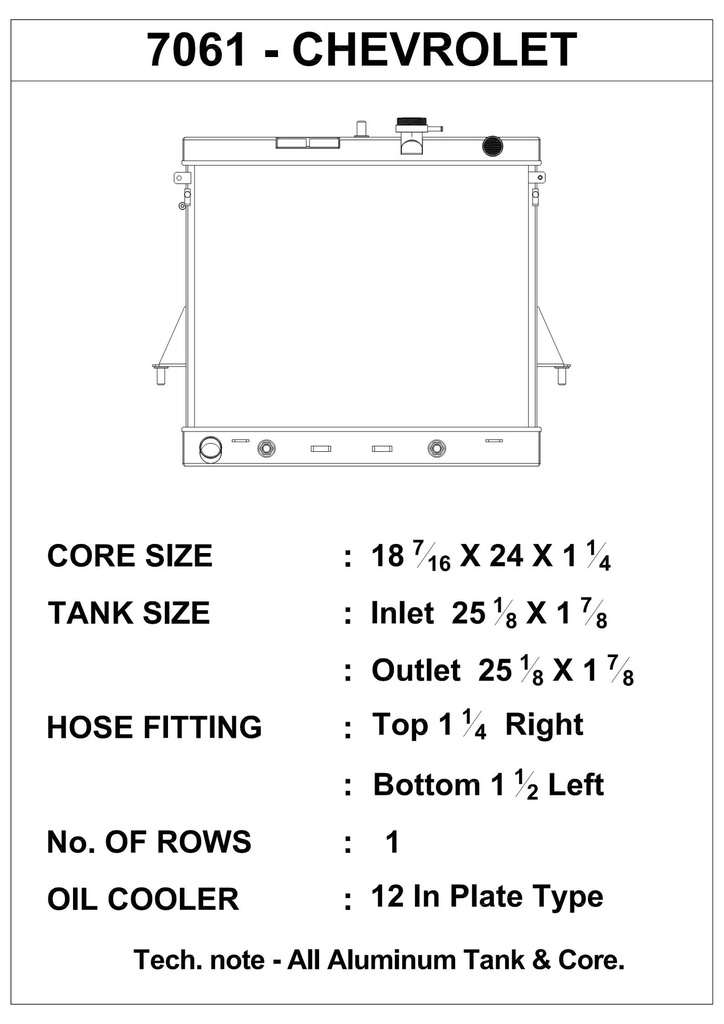 CSF Radiator - Hummer H3 & H3T (combo model - 3.5L, 3.7L & 5.3L)