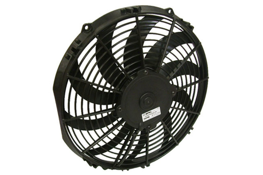 CSF - 92-00 Civic All-Aluminum Fan Shroud w/ 12-inch SPAL fan (Black)