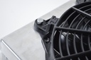 CSF - 13.8L x 10H Dual Fluid BAR&PLATE HD OIL COOLER w/ 9' SPAL FAN (1/3 and 2/3 partition)
