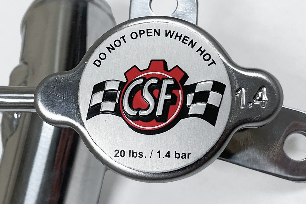 CSF - All-Aluminum Filler Neck w/1.4 bar high pressure radiator cap 13-16 Scrion FR-S 13-20 Subaru BRZ 17-20 Toyota 86 22+ Toyota GR86 22+ Subaru BRZ