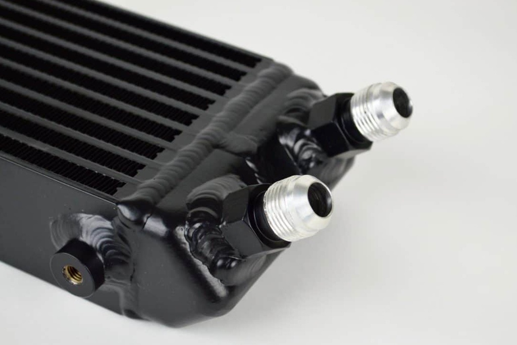 CSF - Universal Dual-Pass internal/external oil cooler w/ -10 male fittings - 22.0L' x 5.0H' x 2.25W'