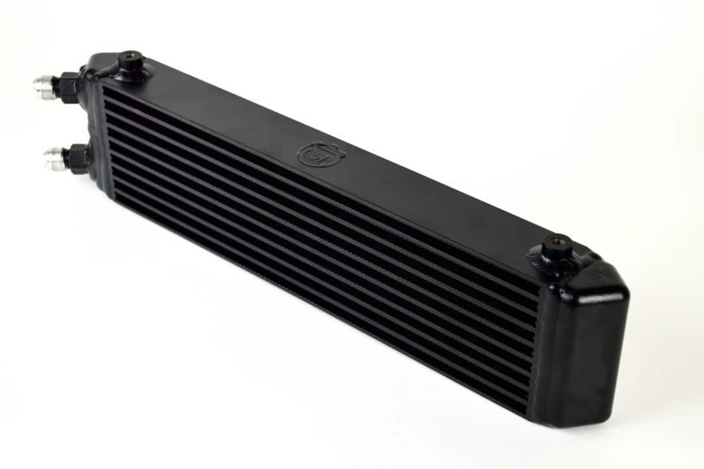 CSF - Universal Dual-Pass internal/external oil cooler w/ -10 male fittings - 22.0L' x 5.0H' x 2.25W'