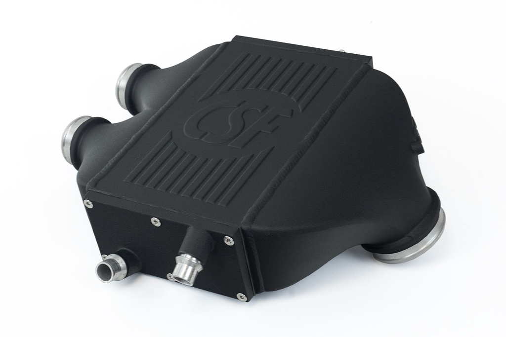 CSF - BMW F8X M3/M4/M2C - Top Mount Charge-Air-Cooler in crinkle black finish
