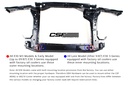 CSF - BMW E30 high performance Oil Cooler w/ adjustable fittings for OEM style and AN-10 male connections