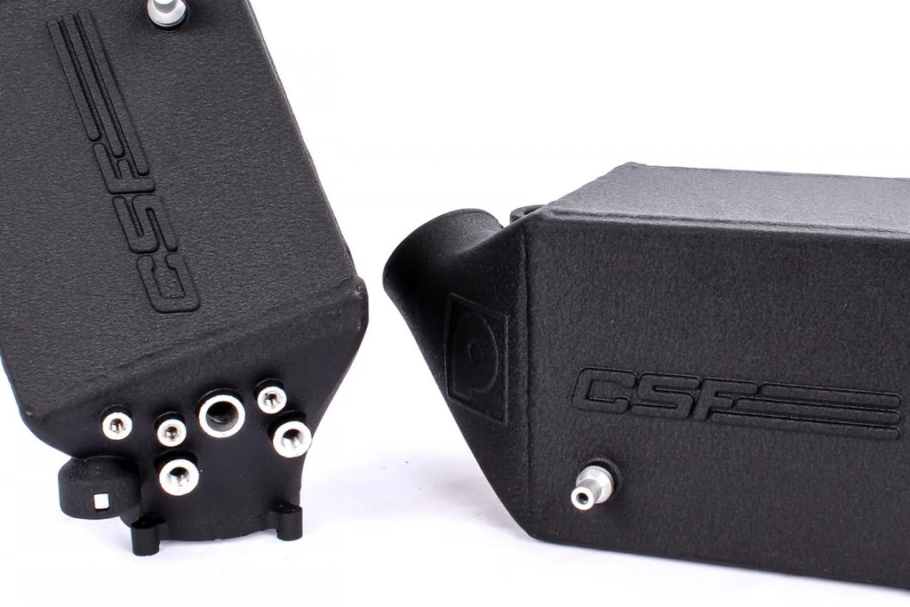 CSF - BMW F1X M5 & M6 - Twin Charge-Air-Cooler set in crinkle black finish