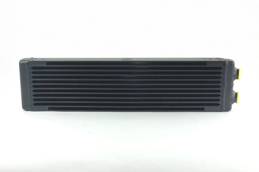 CSF - Universal Dual-Pass Oil Cooler w/ Direct Fitment for Porsche 911 center front oil cooler (RS Style) - M22 x 1.5 connections - 24'L x 5.75'H x 2.16'W