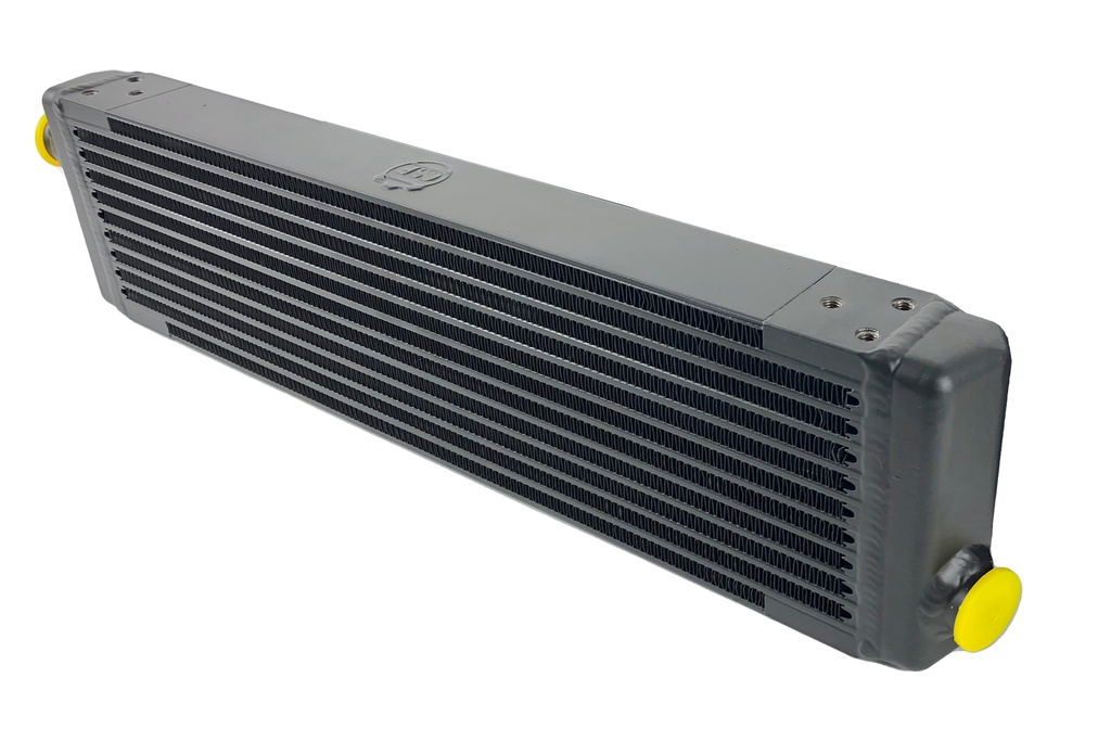 CSF - Universal Single-Pass Oil Cooler w/ Direct Fitment for Porsche 911 center front oil cooler (RSR Style) - M22 x 1.5 connections - 24'L x 5.75'H x 2.16'W