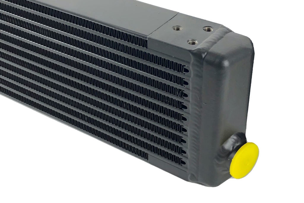 CSF - Universal Single-Pass Oil Cooler w/ Direct Fitment for Porsche 911 center front oil cooler (RSR Style) - M22 x 1.5 connections - 24'L x 5.75'H x 2.16'W
