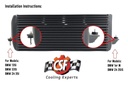 BMW High Performance Stepped Core Bar/Plate Intercooler (Black) 06-13 E88/E82 BMW 135i & M Coupe (N54) 06-13 E90/E92/E93 BMW 335i(xi) 335is (N54) 09-15 E84 BMW X1 35iX (N54) 08-16 E89 BMW Z4 35i(s) (N54)