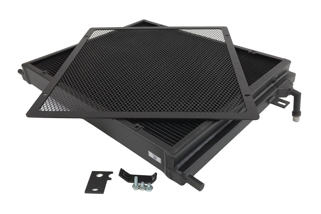 BMW Front Mount Heat Exchanger w/ Rock Guard (Black) (Triple Pass) 15-18 F20 BMW 120i 125i M140i(X) 15-18 F22/F23 BMW 218i 220i 230i(X) M240i(X) 14-18 F30 320i(X) 320e 330i(X) 340i(X) 14-18 F31/F34 GT BMW 320i(X) 330i(X) 340i(X) 15-18 F32/F33/F36 Gran Coupe BMW 420i(X) 430i(X) 440i(X)