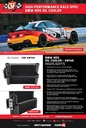 BMW Race-Spec Oil Cooler 11-16 F20 135i(X)(N55) 11-16 F21 M135i(X)(N55) 12-16 F22/F23 M235i(X)(N55) 11-15 F30/F31 335i(X) & Hybrid 3 (N55) 12-16 F34GT 335i(X) (N55) 12-16 F32/F33/F36 435i(X)(N55)