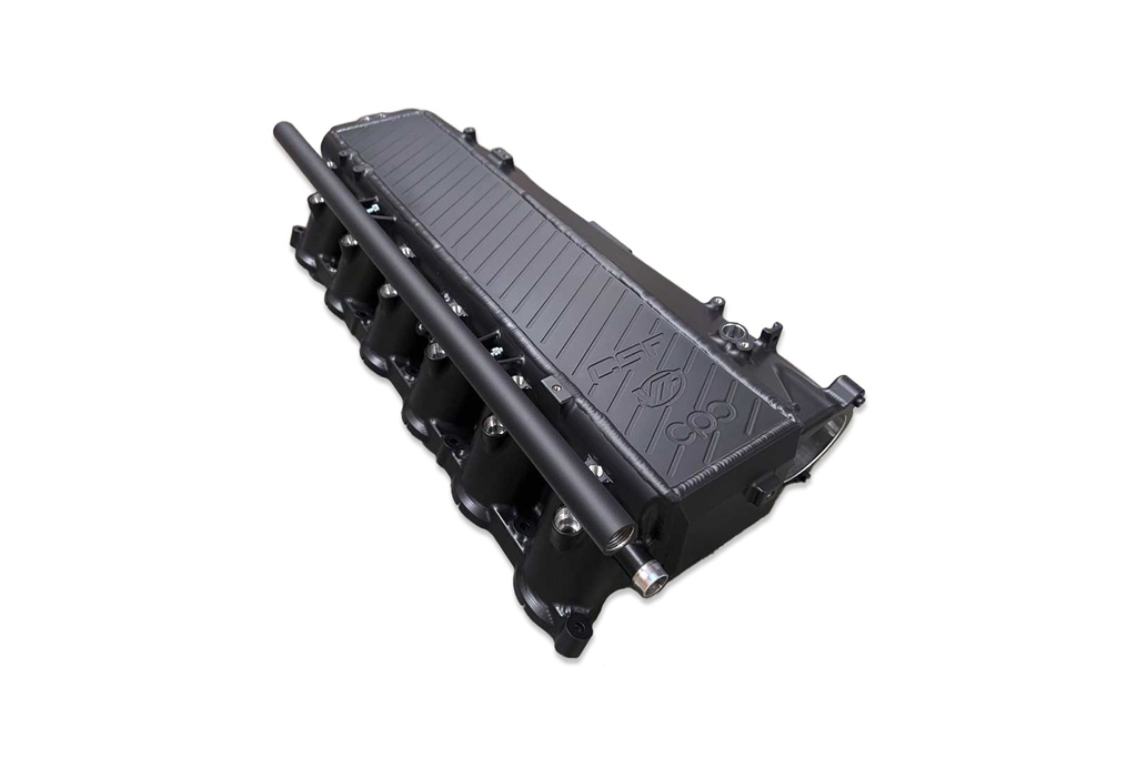 B58 Charge Air Cooler Manifold 19-21 Toyota GR Supra A90/A91 18-21 BMW G20 M340i/iX 18-21 BMW G30 540i/iX 18-21 BMW G14/15/16 840i/iX 18-21 BMW G29 Z4 M40i See Appendix for more fitments In Custom Thermal Dispersion Black Finish