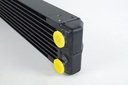 Universal Dual-Pass Oil Cooler w/ Direct Fitment for Porsche 911 Center Front Oil Cooler (’73 RS Style) – M22 x 1.5 Connections – 22”L x 4.75”H x 2.16”W